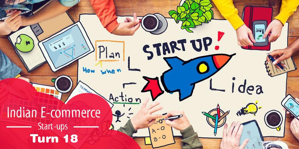 Indian E-commerce Start-ups Turn 18