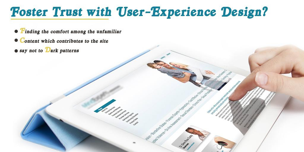 How to Foster Trust with User-Experience Design?