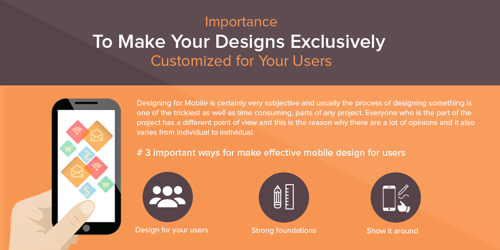 Importance to Make Your Designs Exclusively Customized for Your Users