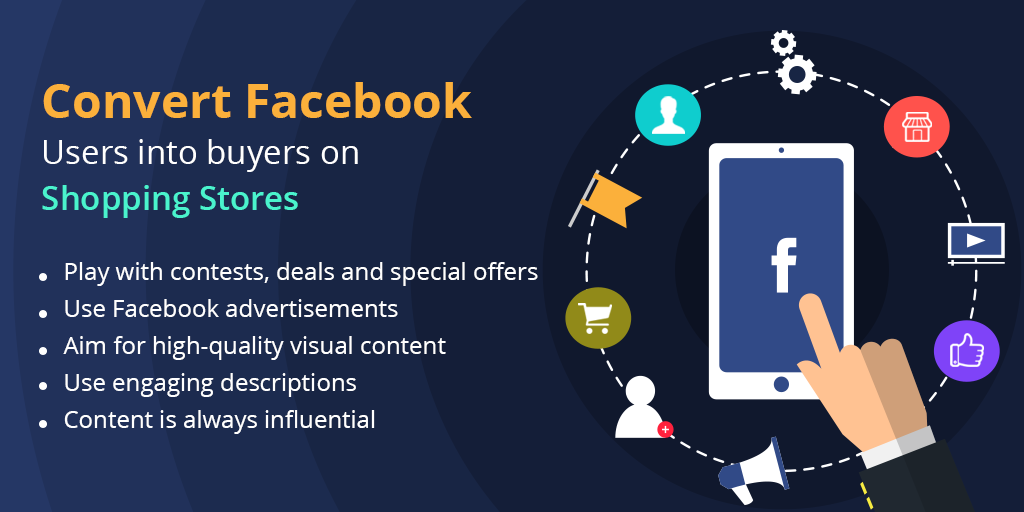 Convert Facebook Users into buyers on Shopping Stores