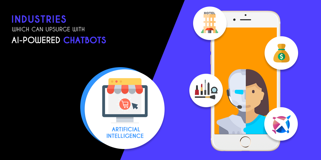Industries which can upsurge with AI-powered chatbots