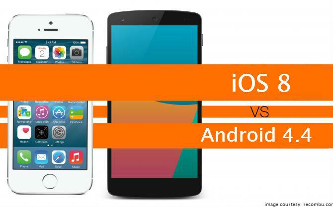 ios8 vs android