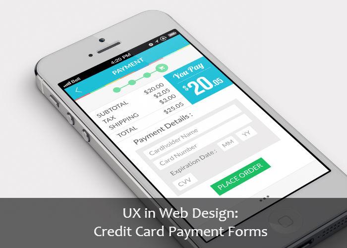 ux payment forms