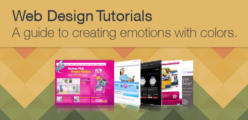 Web Design Tutorials A guide to creating emotions with colors