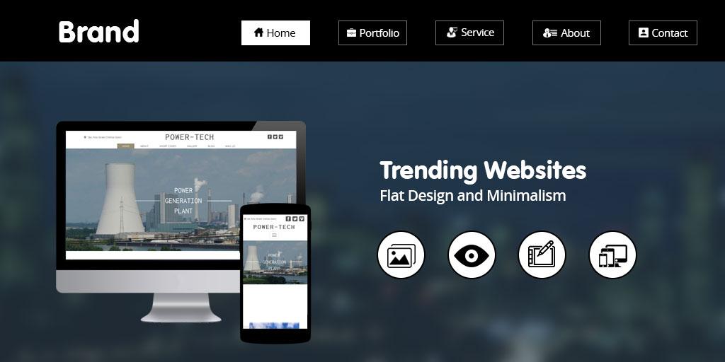 Trending Websites Flat Design and Minimalism Fullestop Blogs