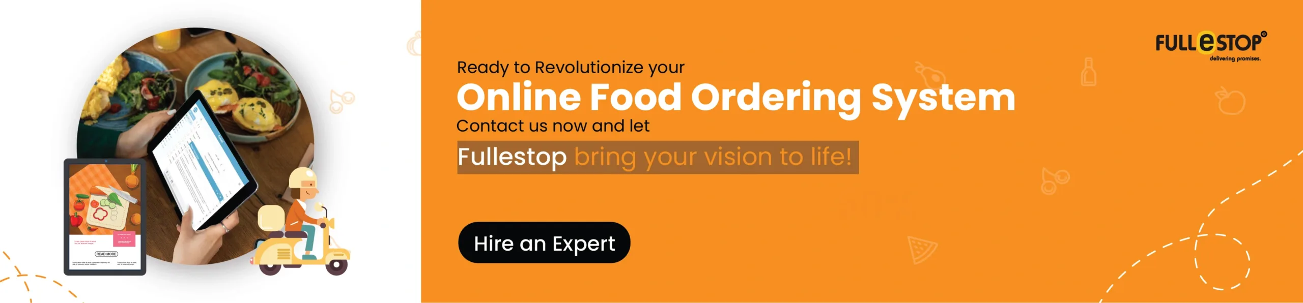 How to Create a Online Food Ordering Website - CTA Button